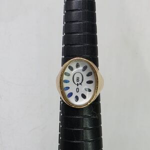 Vtg Futurehealth Bio-Q Belle Co Mood Ring Color Change 70s Stress Monitor Sz 7